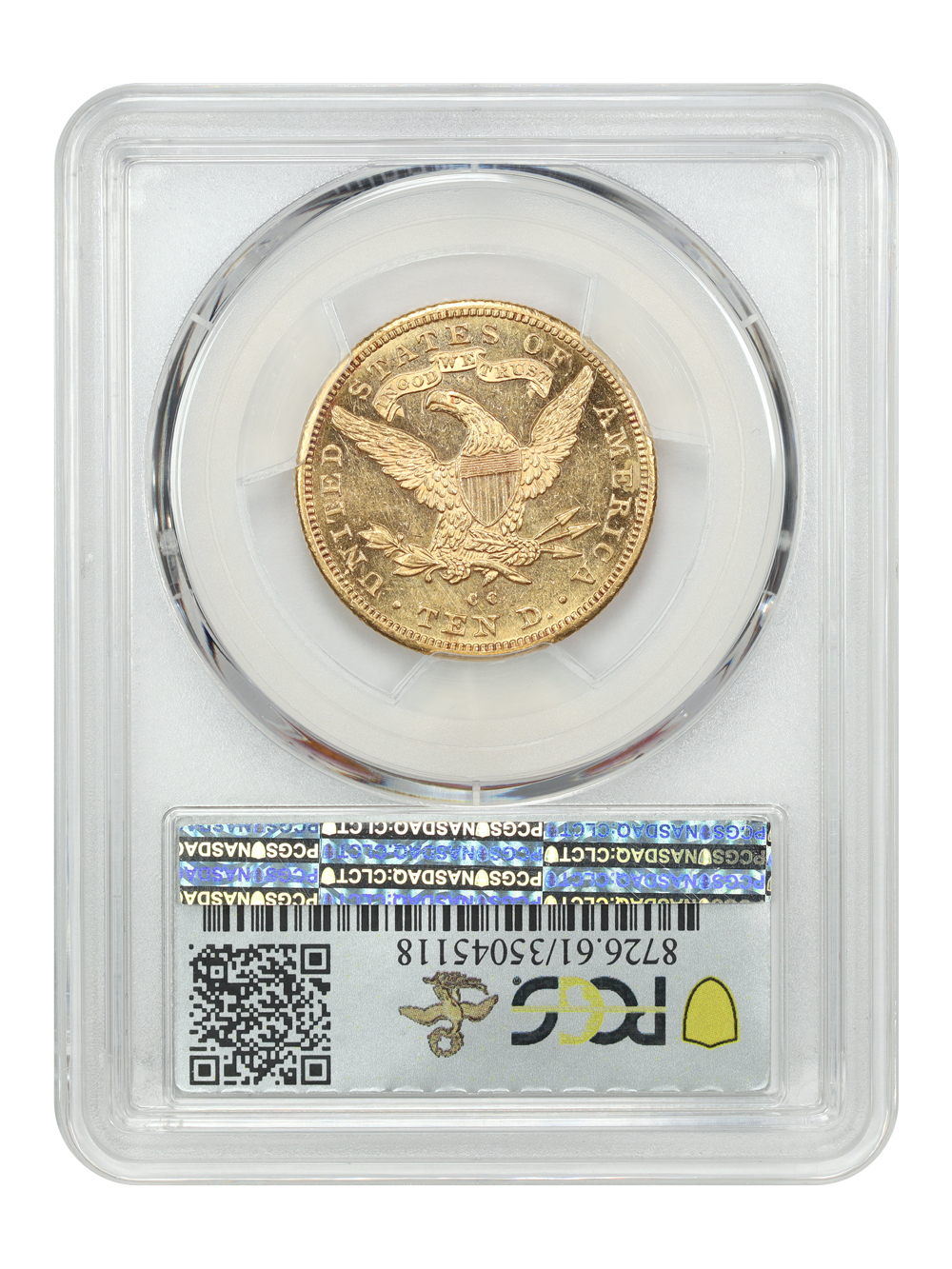 image for: 1893-CC $10  PCGS MS61