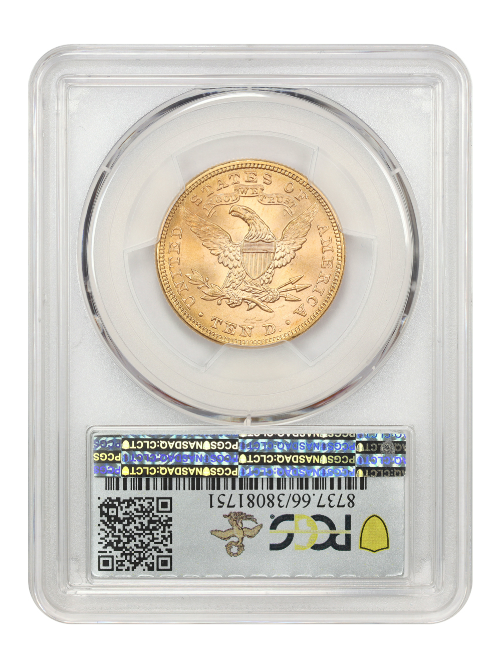 image for: 1897 $10 PCGS MS66