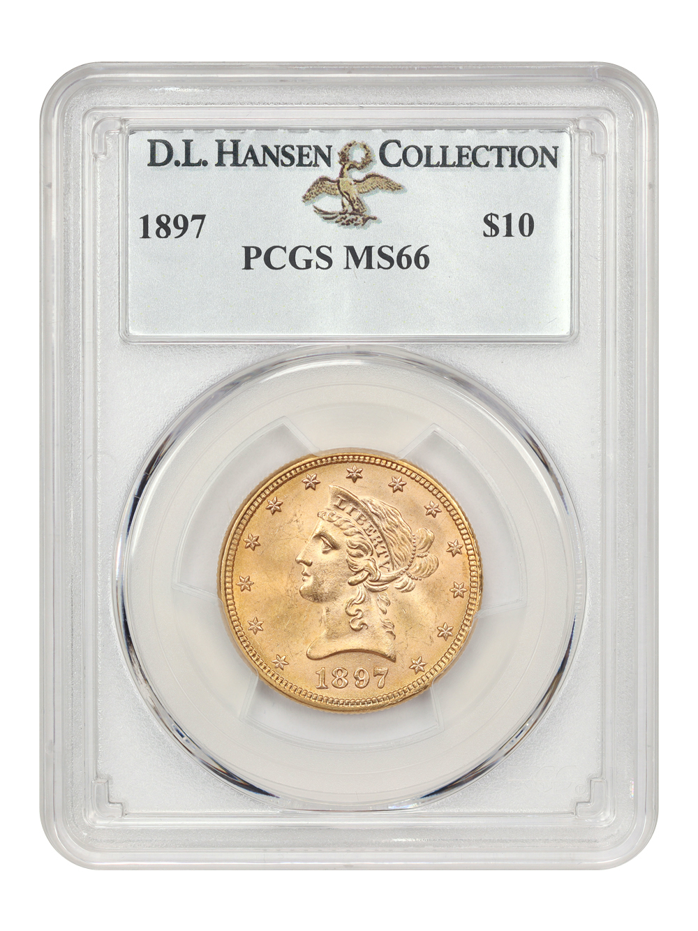 image for: 1897 $10 PCGS MS66
