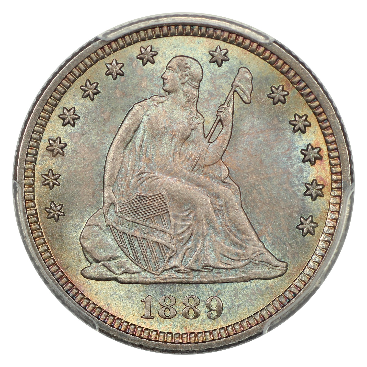 thumbnail for: 1889 25c PCGS MS67
