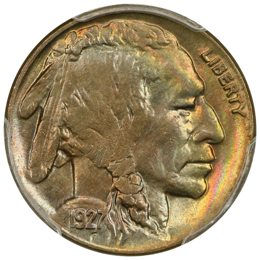 image for: 1927-D 5c PCGS MS65