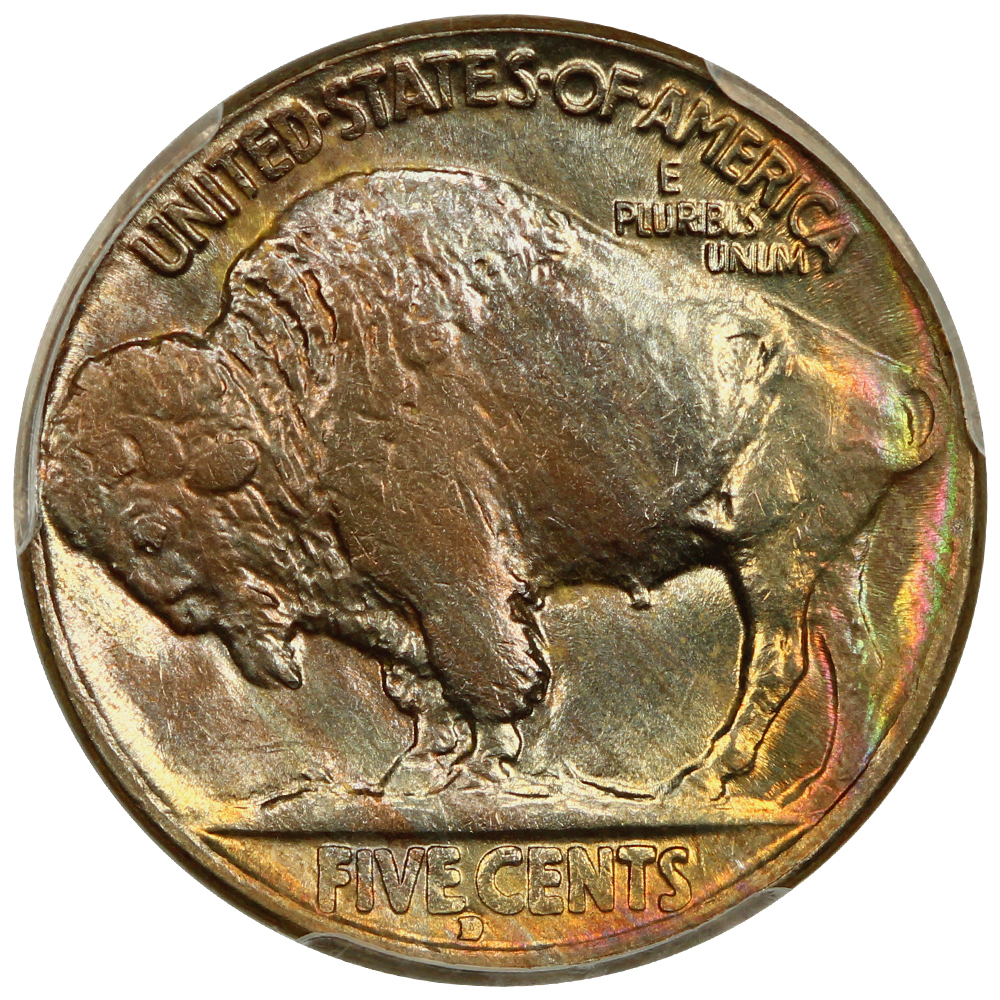 image for: 1927-D 5c PCGS MS65
