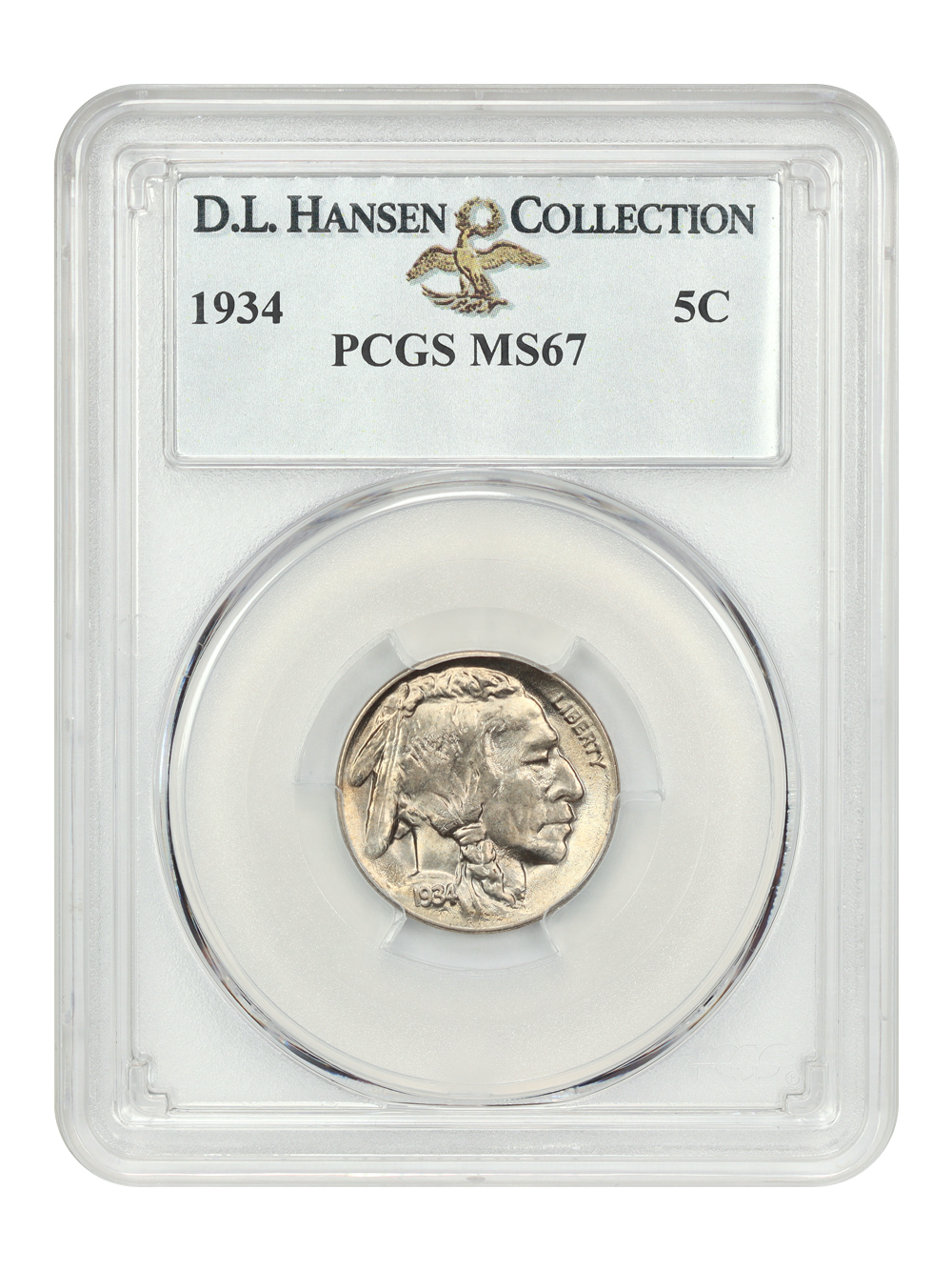 image for: 1934 5c PCGS MS67