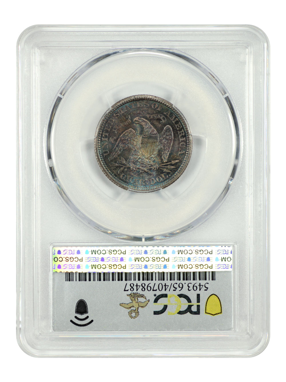 thumbnail for: 1873-S Arrows 25c PCGS MS65