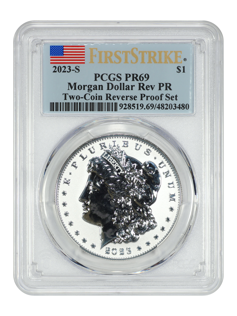 image for: 2023-S Morgan, Reverse Proof $1 PCGS PR69