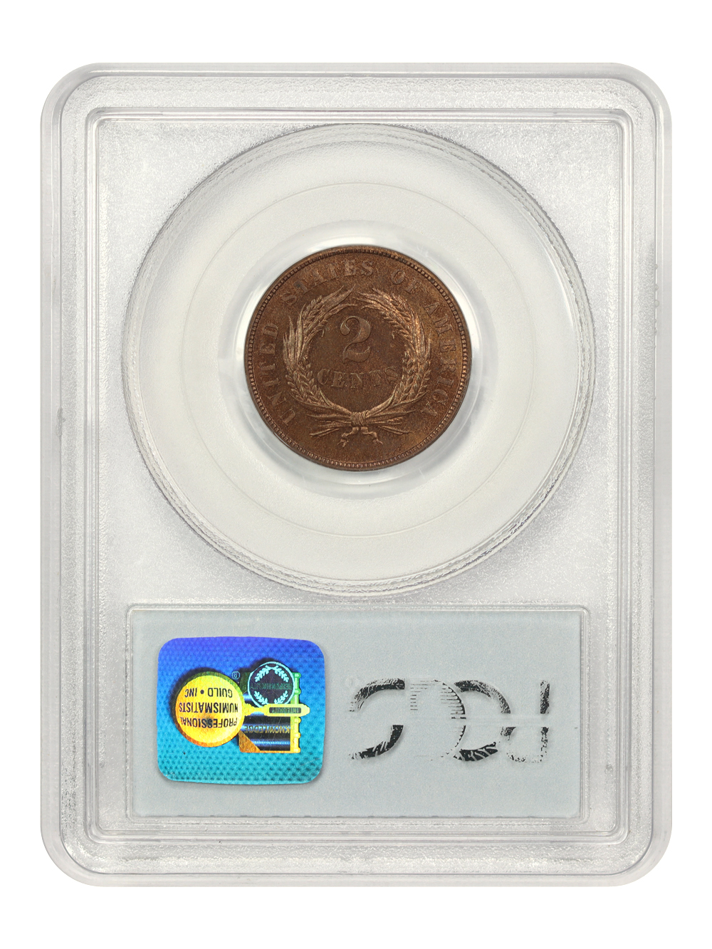 image for: 1873 Closed 3 2c PCGS PR65 RB