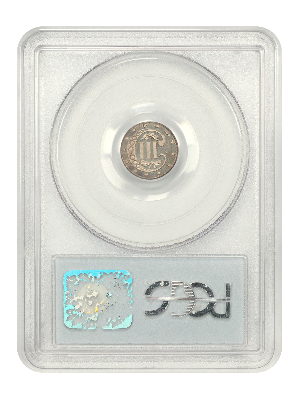 image for: 1867 3cS PCGS PR65 CAM