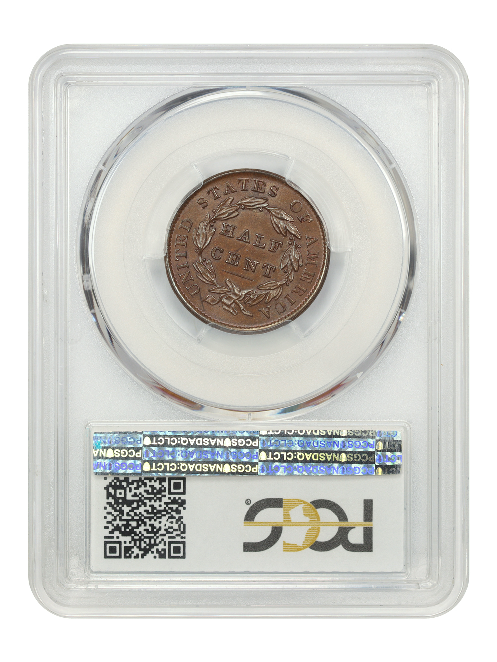 image for: 1833 1/2c PCGS MS66 BN