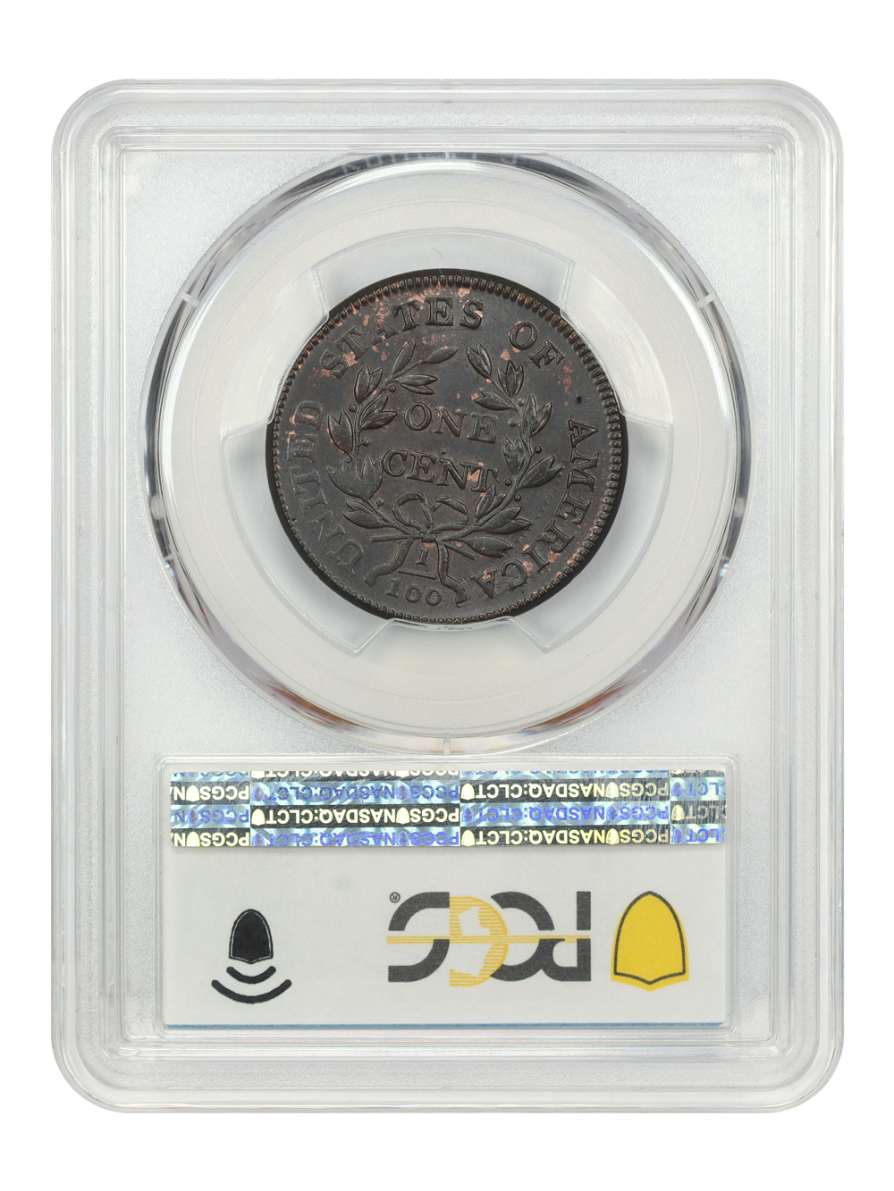 image for: 1802 Normal Reverse, S-232  1c PCGS MS63 BN