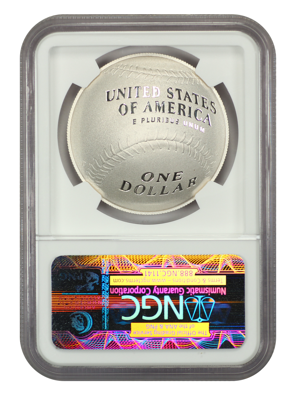 image for: 2014-P Baseball Hall of Fame $1 NGC PR69 DCAM