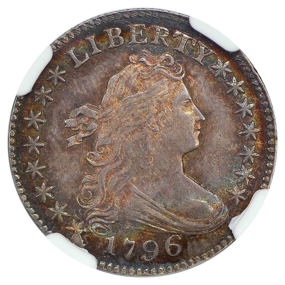 image for: 1796 JR-1 10c NGC MS64