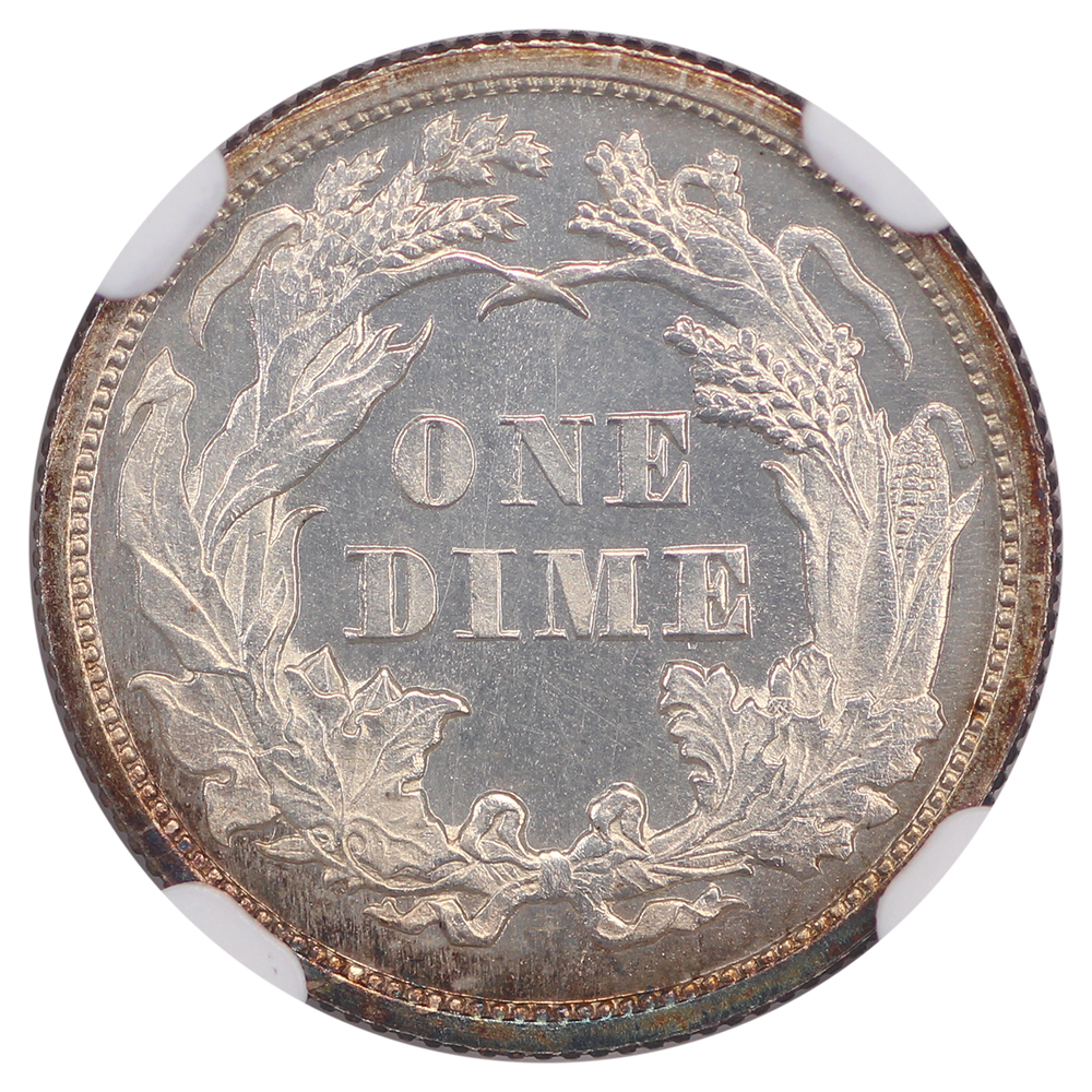 image for: 1873 Arrows 10c NGC PR67