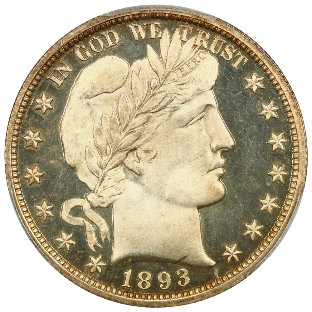 image for: 1893 50c PCGS PR66 DCAM