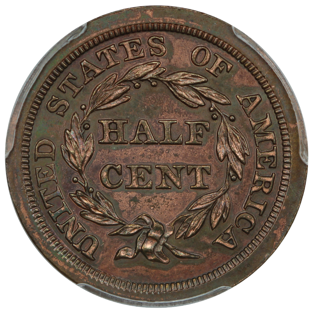 image for: 1848 Original 1/2c PCGS PR62 RB