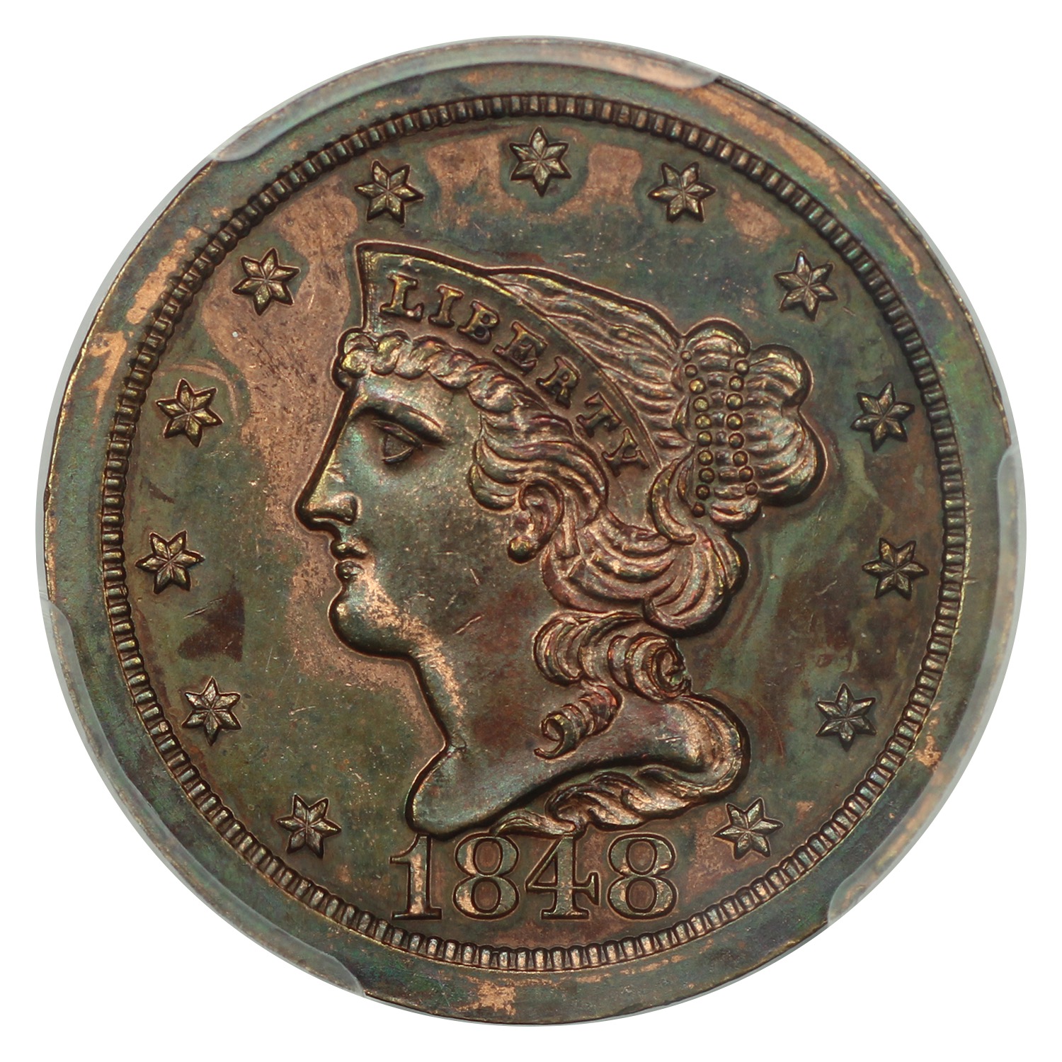 image for: 1848 Original 1/2c PCGS PR62 RB