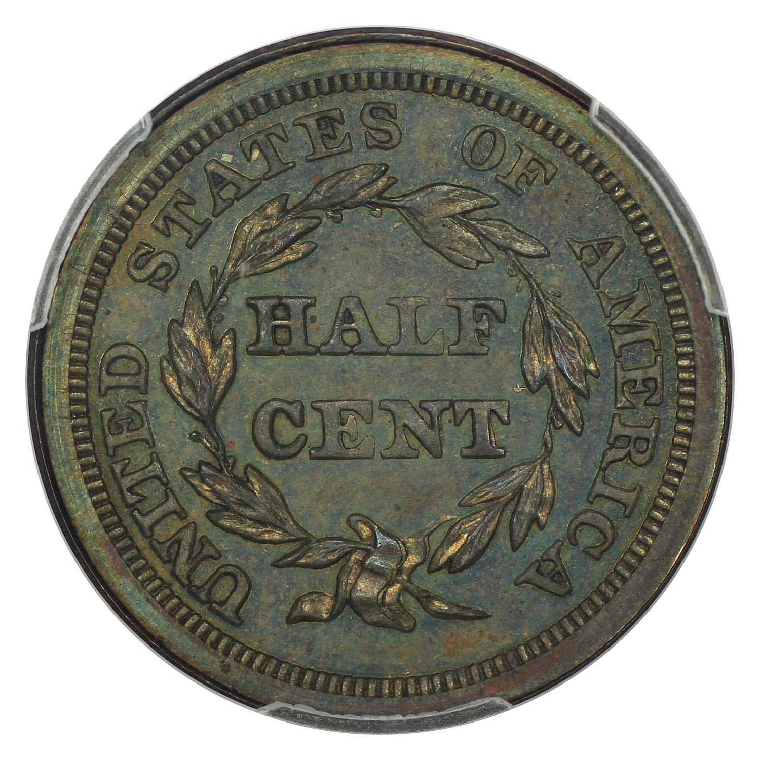thumbnail for: 1848 Restrike 1/2c PCGS PR65 BN