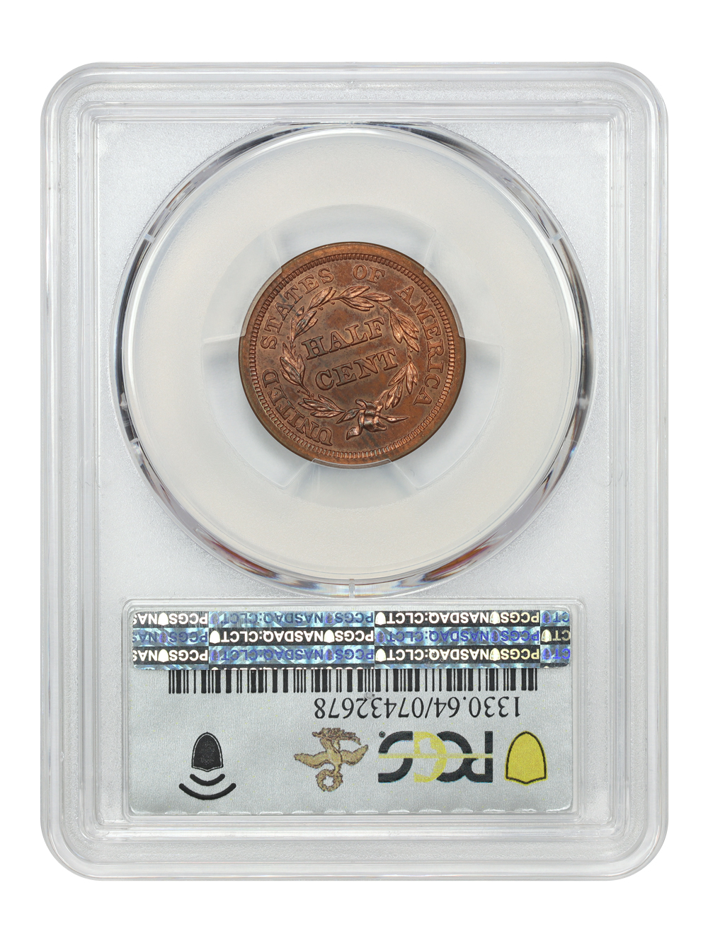 image for: 1856 Original 1/2c PCGS PR64 RB