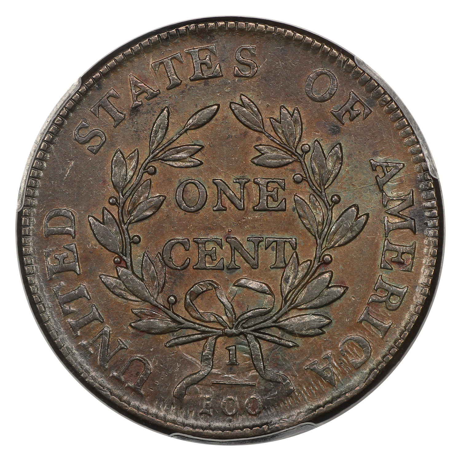 thumbnail for: 1802 Normal Reverse, S-239  1c PCGS AU55 BN