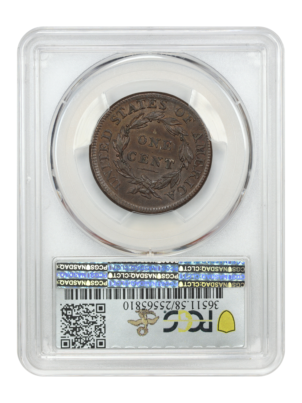 image for: 1813 S-292 1c PCGS AU58 BN