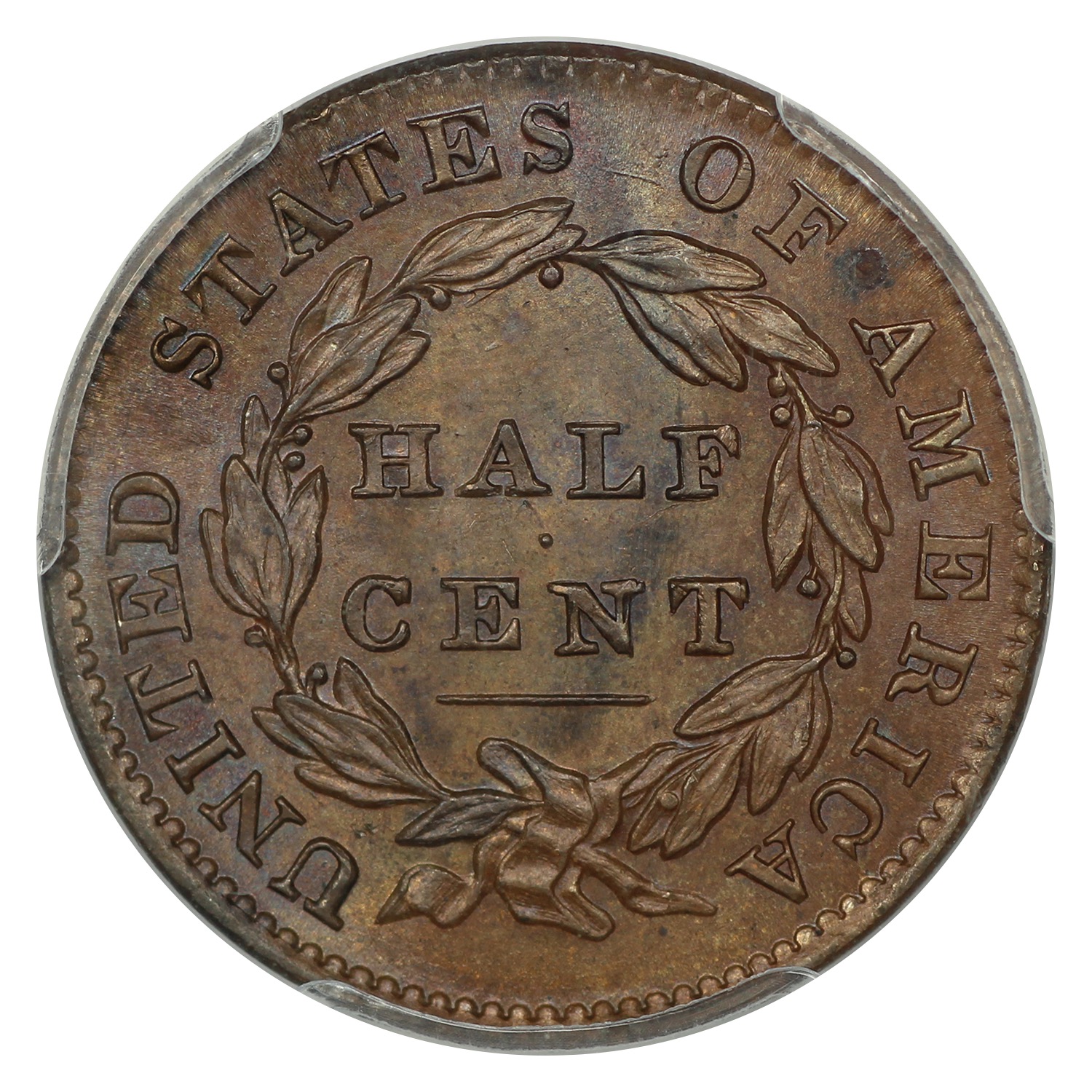 image for: 1832 1/2c PCGS MS65 BN
