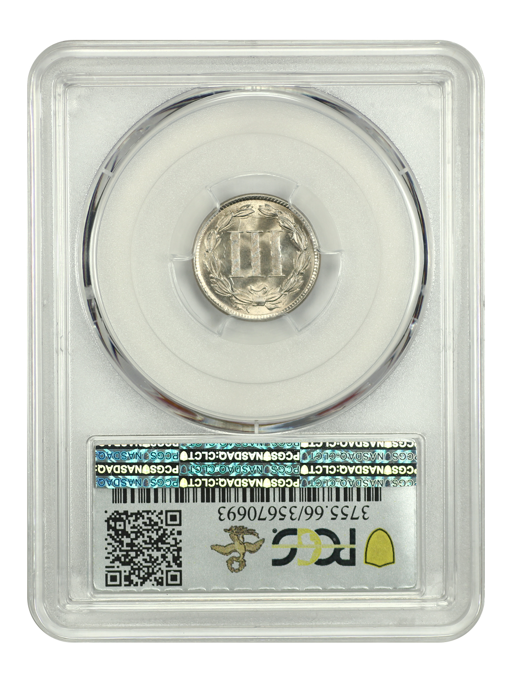 image for: 1887 3cN PCGS MS66
