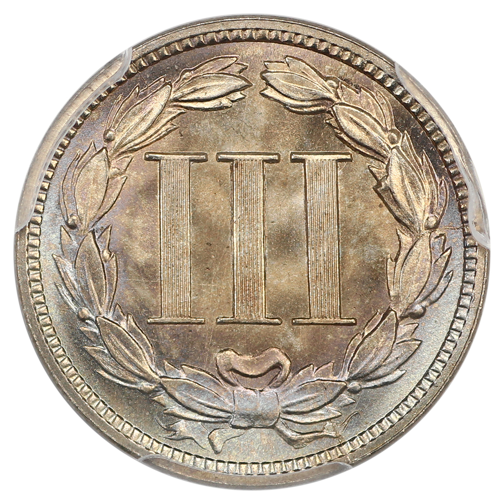 image for: 1889 3cN PCGS MS67