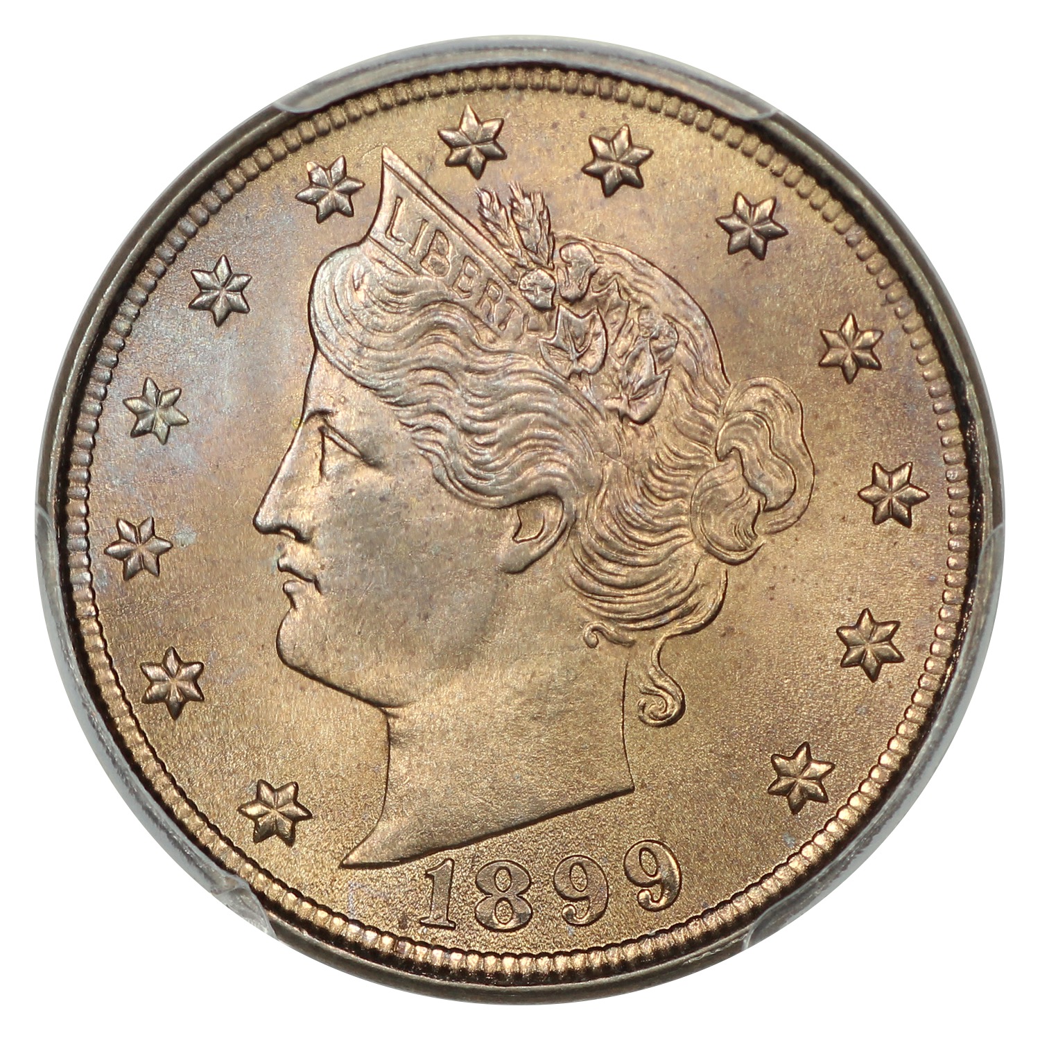 image for: 1899 5c PCGS MS67