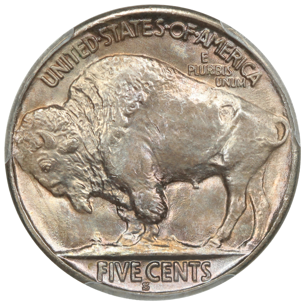 image for: 1936-S 5c PCGS MS67