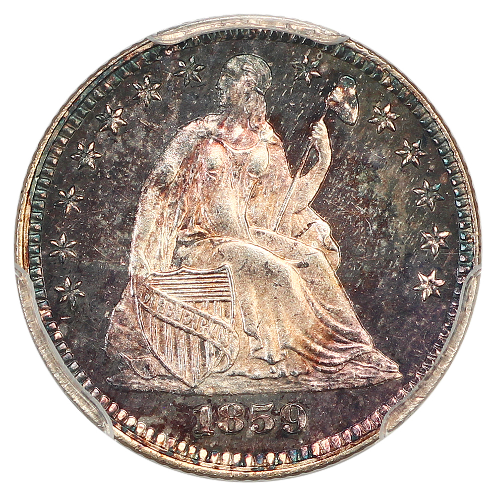 image for: 1859 H10C PCGS PR66 CAM