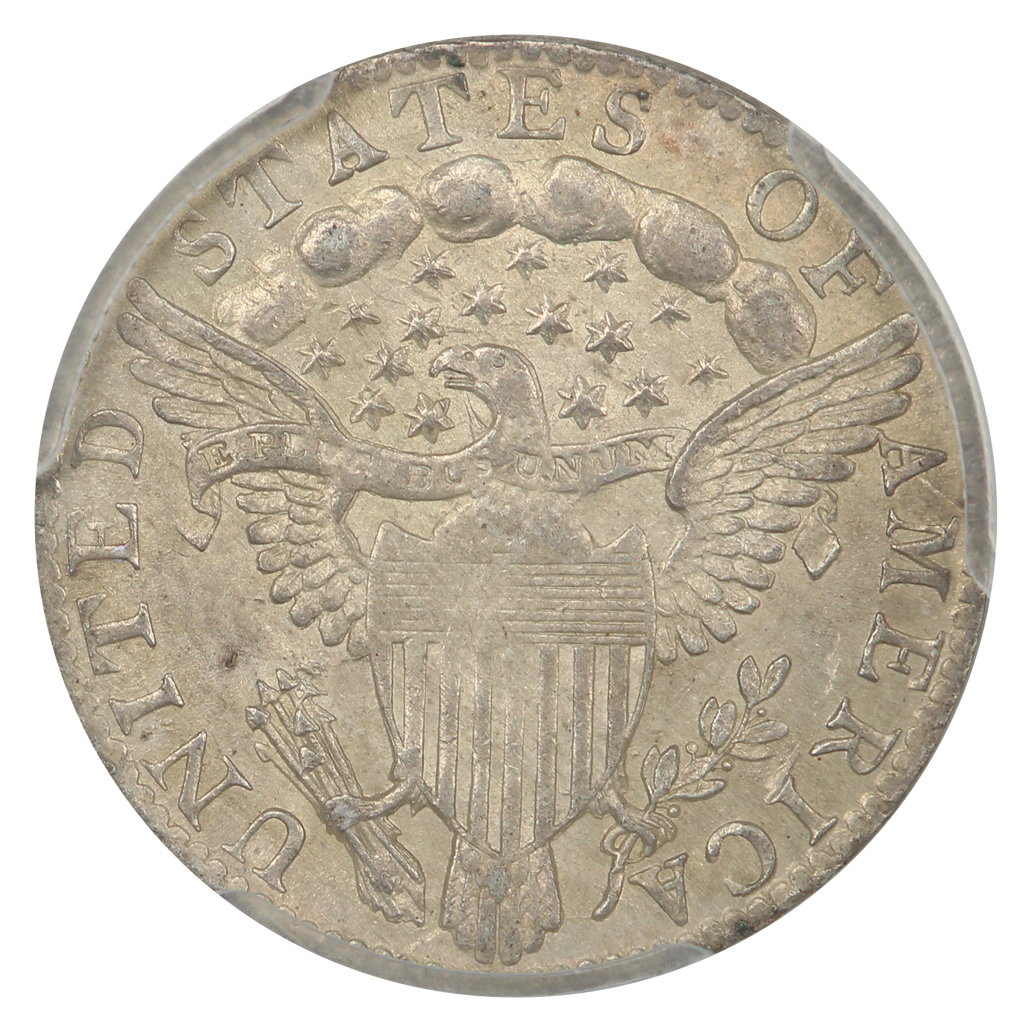 image for: 1798/97 16 Stars Reverse 10c PCGS MS63