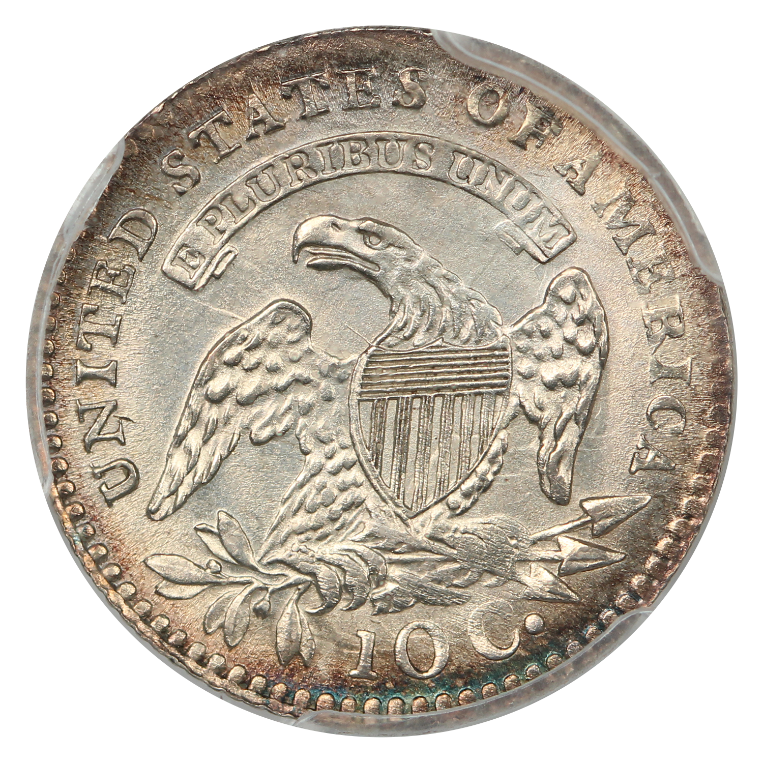 image for: 1814 Large Date 10c PCGS MS65