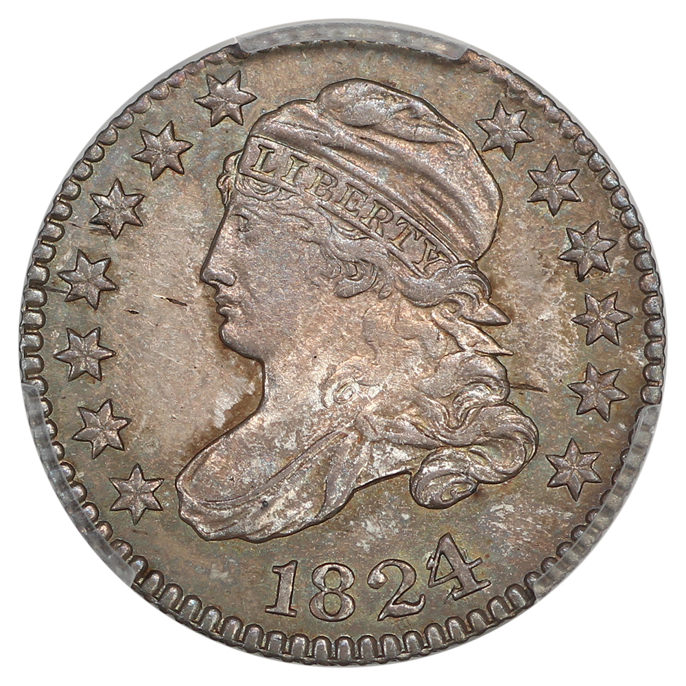 image for: 1824/2 10c PCGS MS64