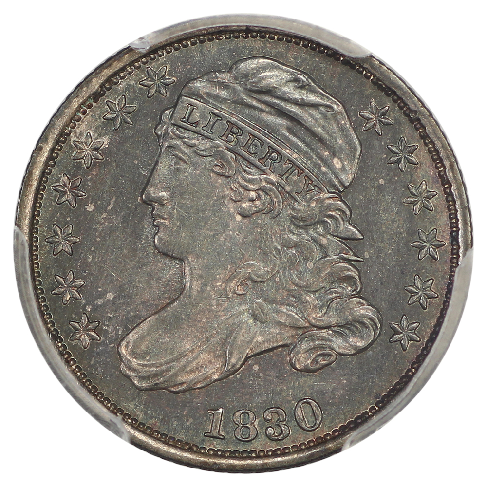 image for: 1830 Small 10C, JR-2 10c PCGS MS62