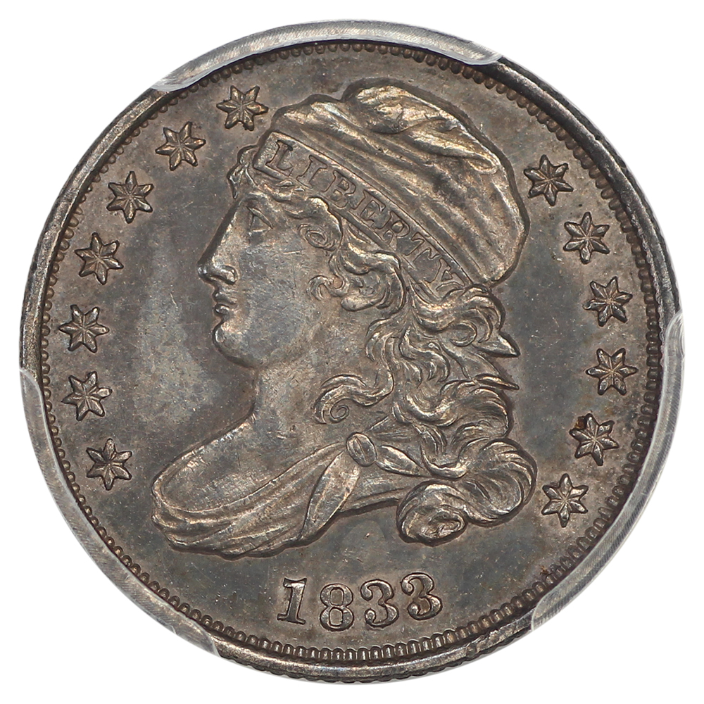 image for: 1833 10c PCGS MS61