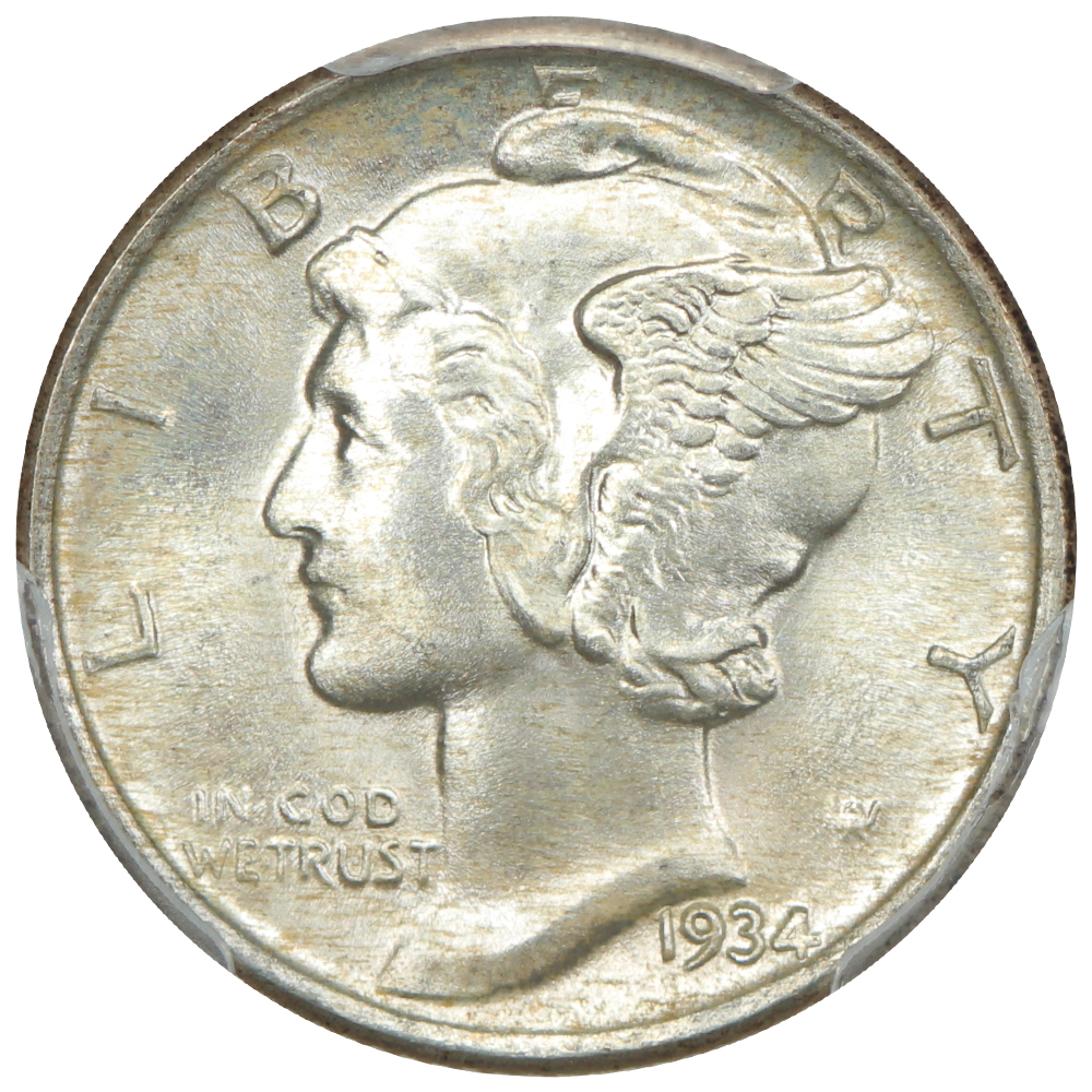 image for: 1934 10c PCGS MS68 FB