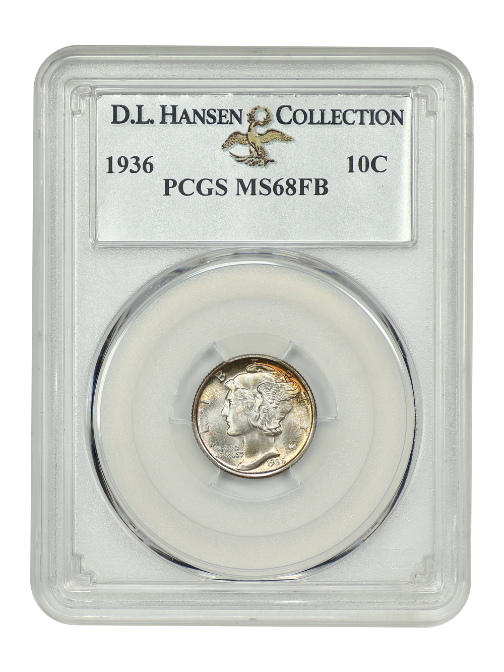 image for: 1936 10c PCGS MS68 FB