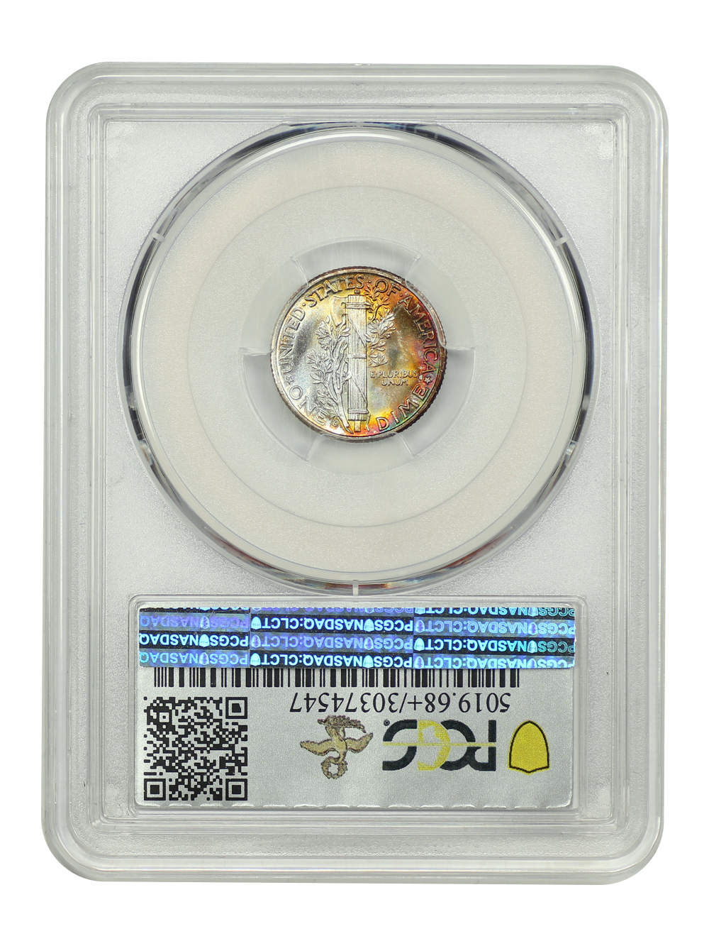 image for: 1939-D 10c PCGS MS68 FB