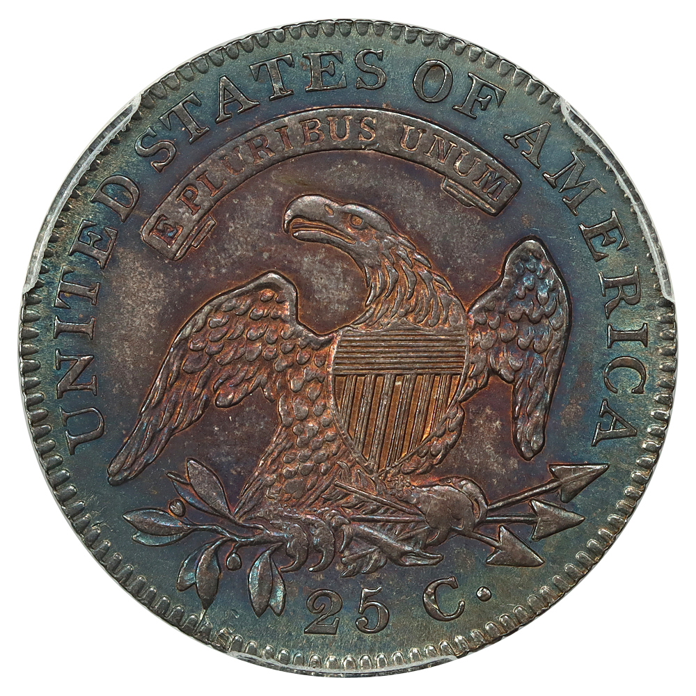 image for: 1820 Large 0 25c PCGS MS64