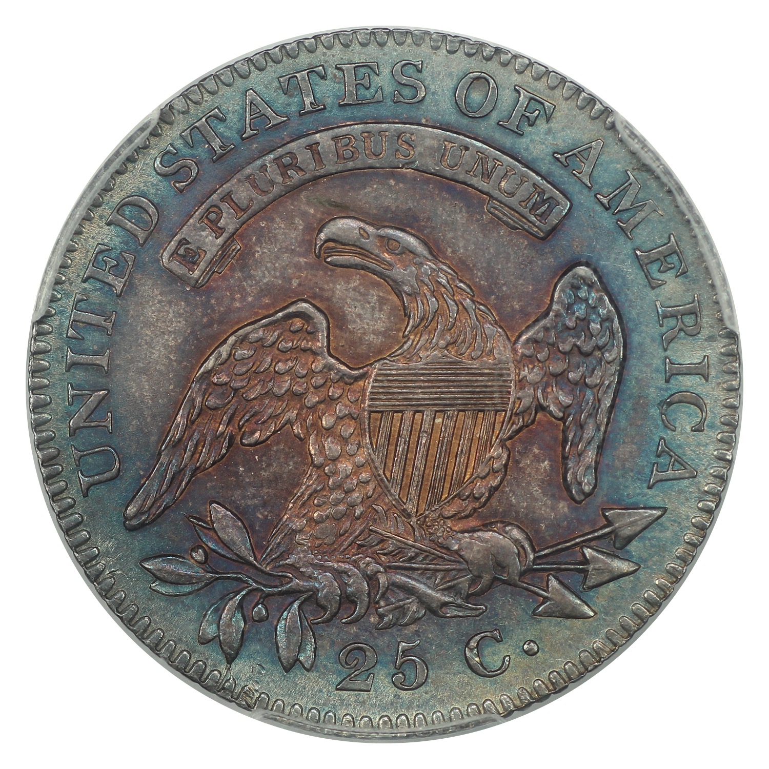 image for: 1820 Large 0 25c PCGS MS64