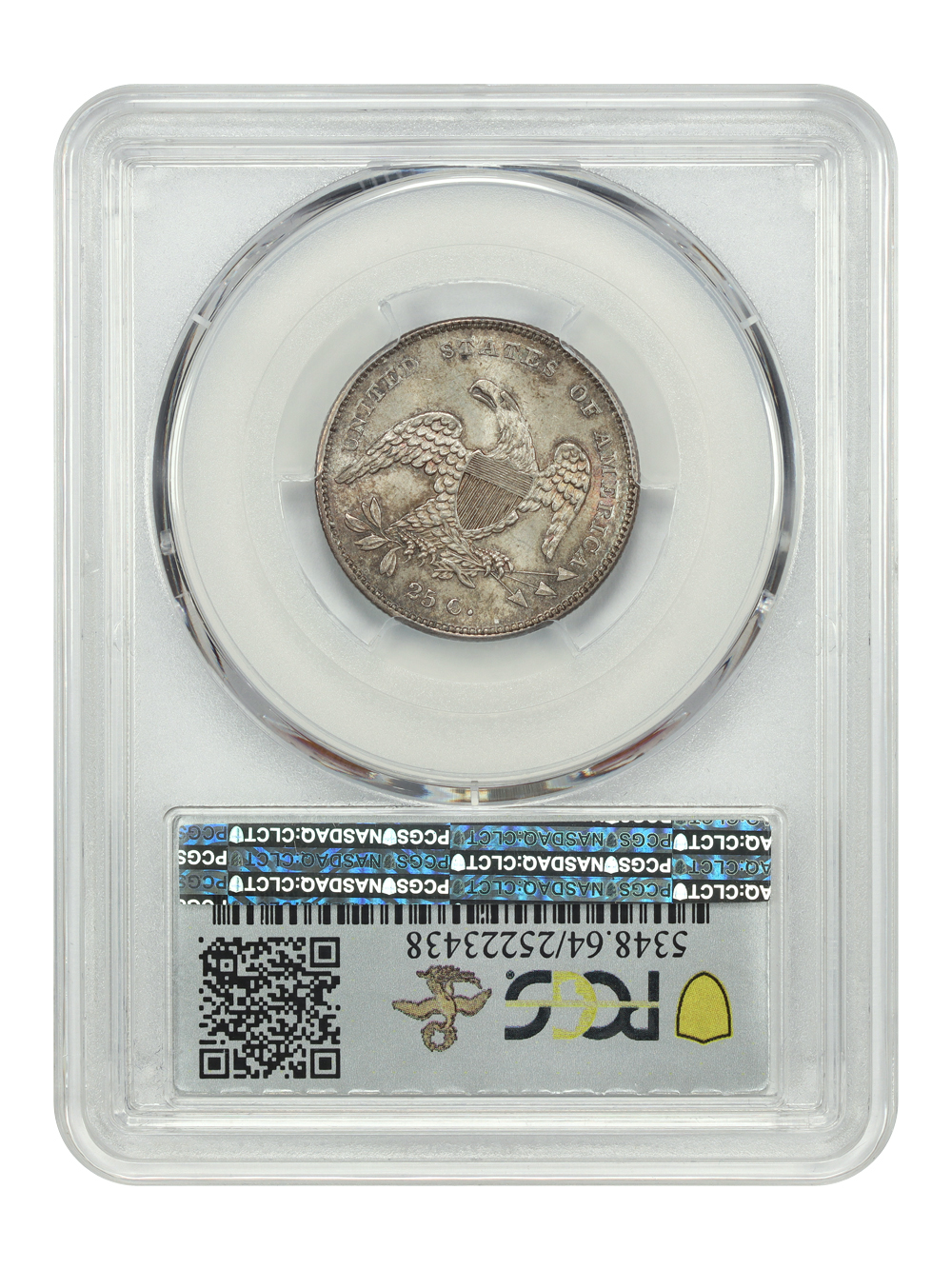 thumbnail for: 1831 Small Letters 25c PCGS MS64