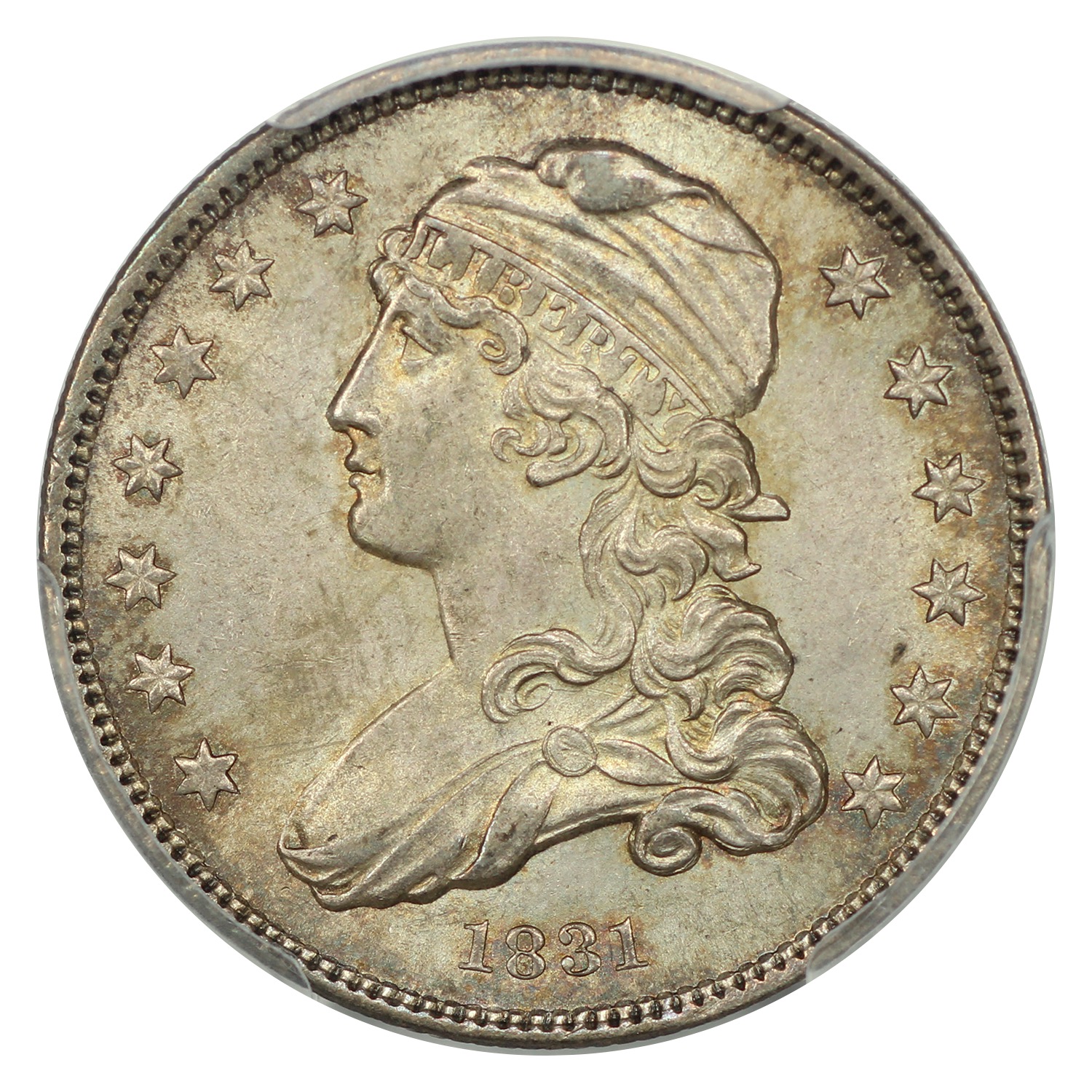 thumbnail for: 1831 Small Letters 25c PCGS MS64