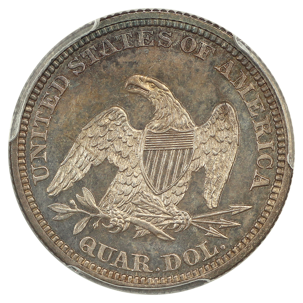image for: 1861 25c PCGS PR66