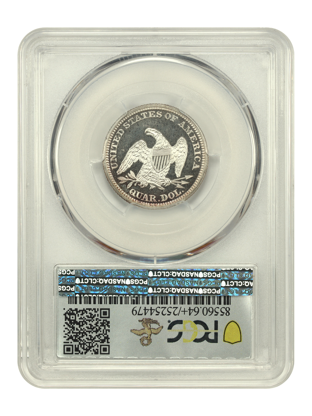 image for: 1864 25c PCGS PR64 CAM