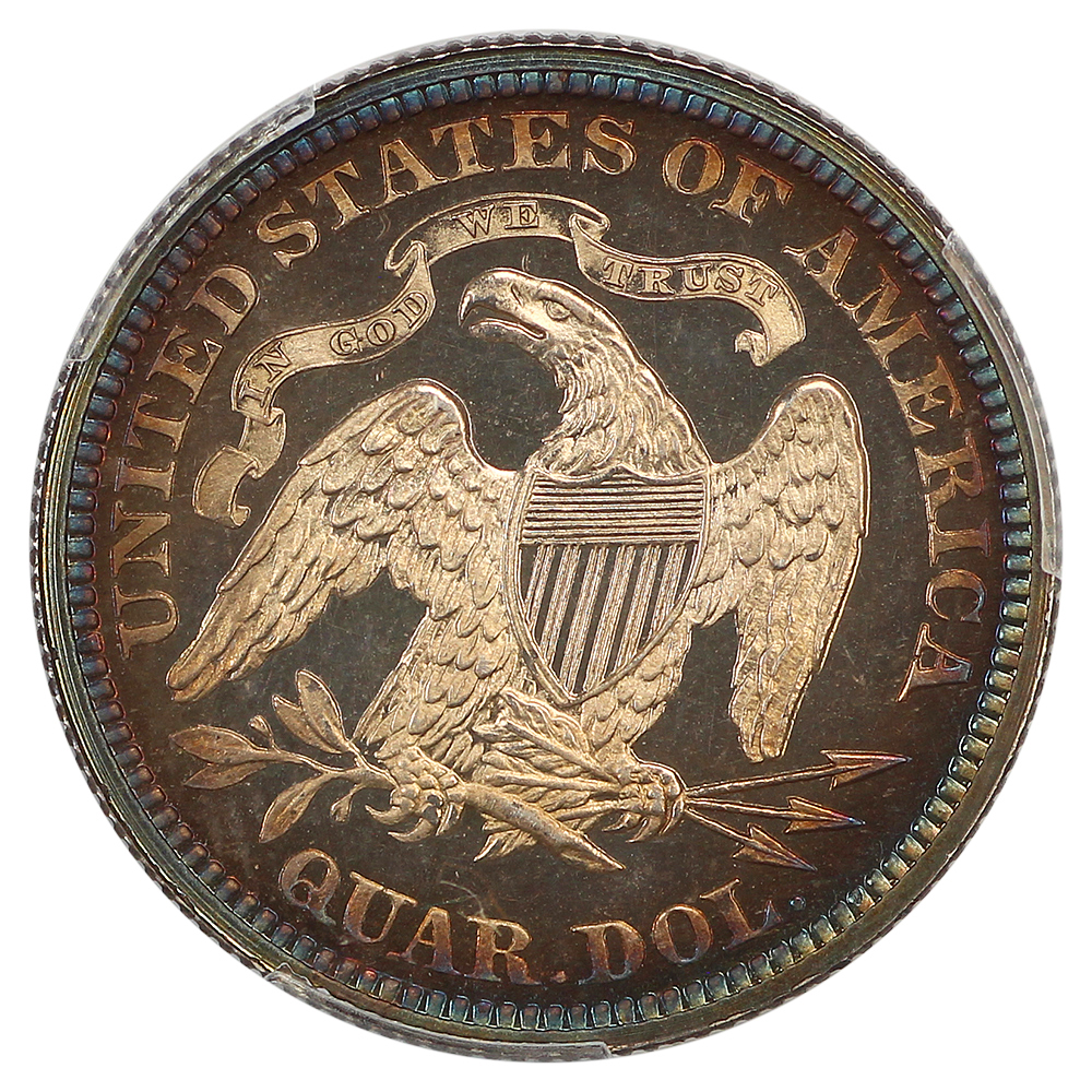 image for: 1868 25c PCGS PR66 CAM