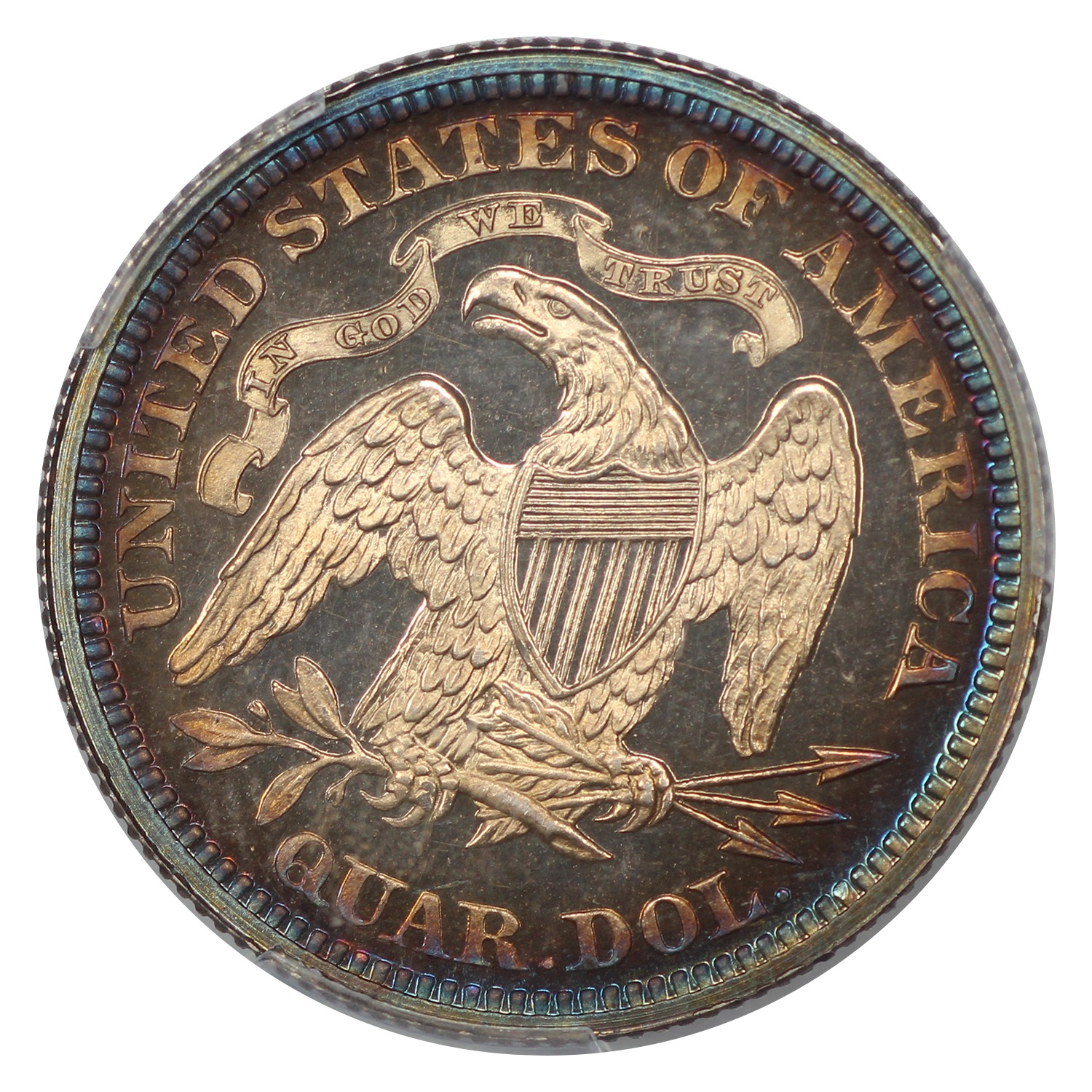thumbnail for: 1868 25c PCGS PR66 CAM