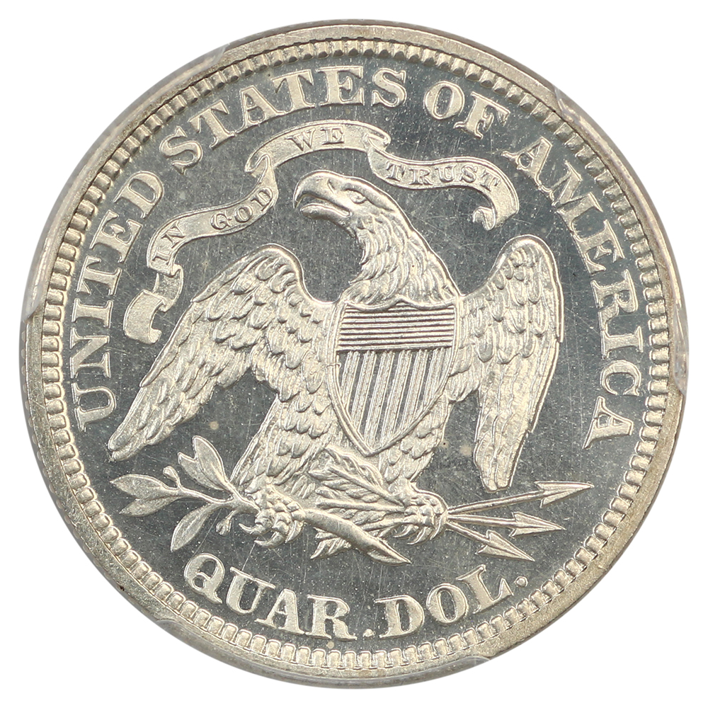 image for: 1874 Arrows 25c PCGS PR66 CAM
