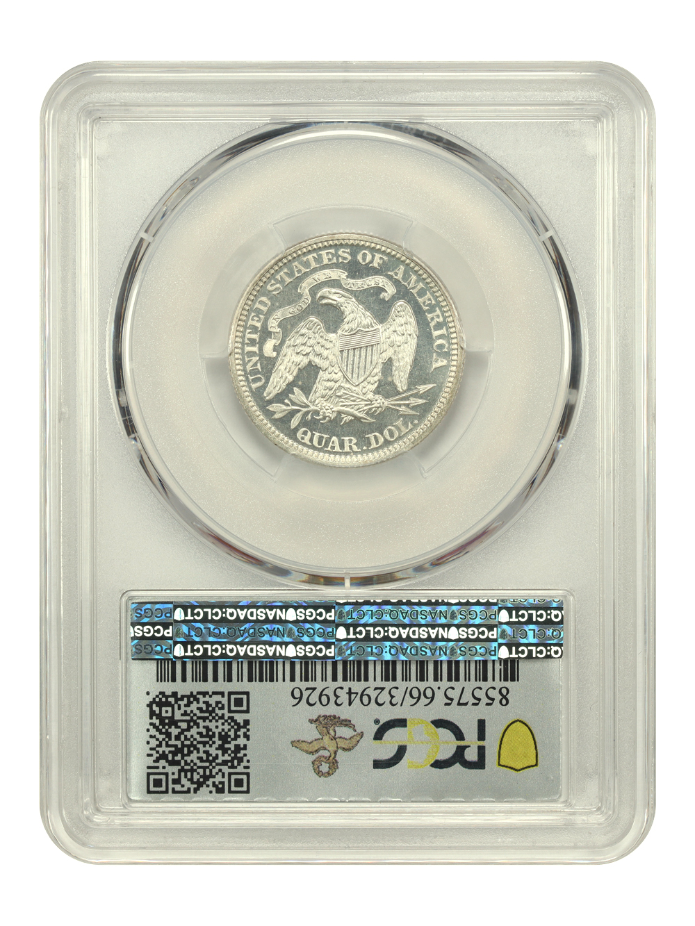 image for: 1874 Arrows 25c PCGS PR66 CAM
