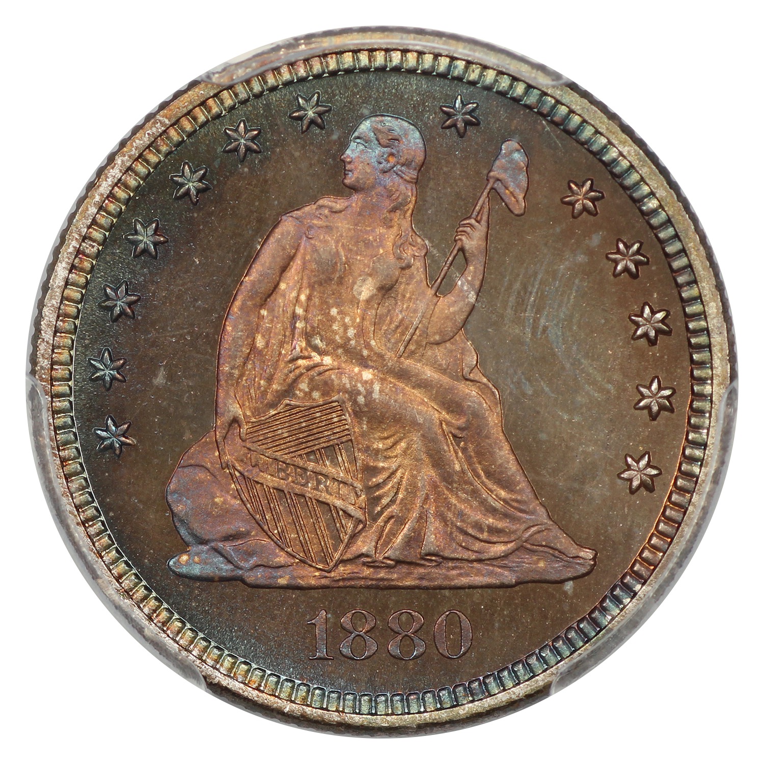 thumbnail for: 1880 25c PCGS PR68