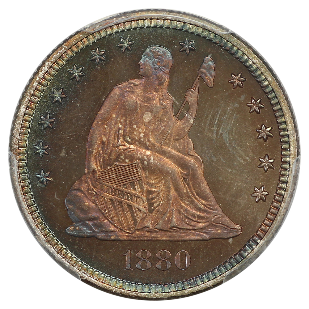 image for: 1880 25c PCGS PR68