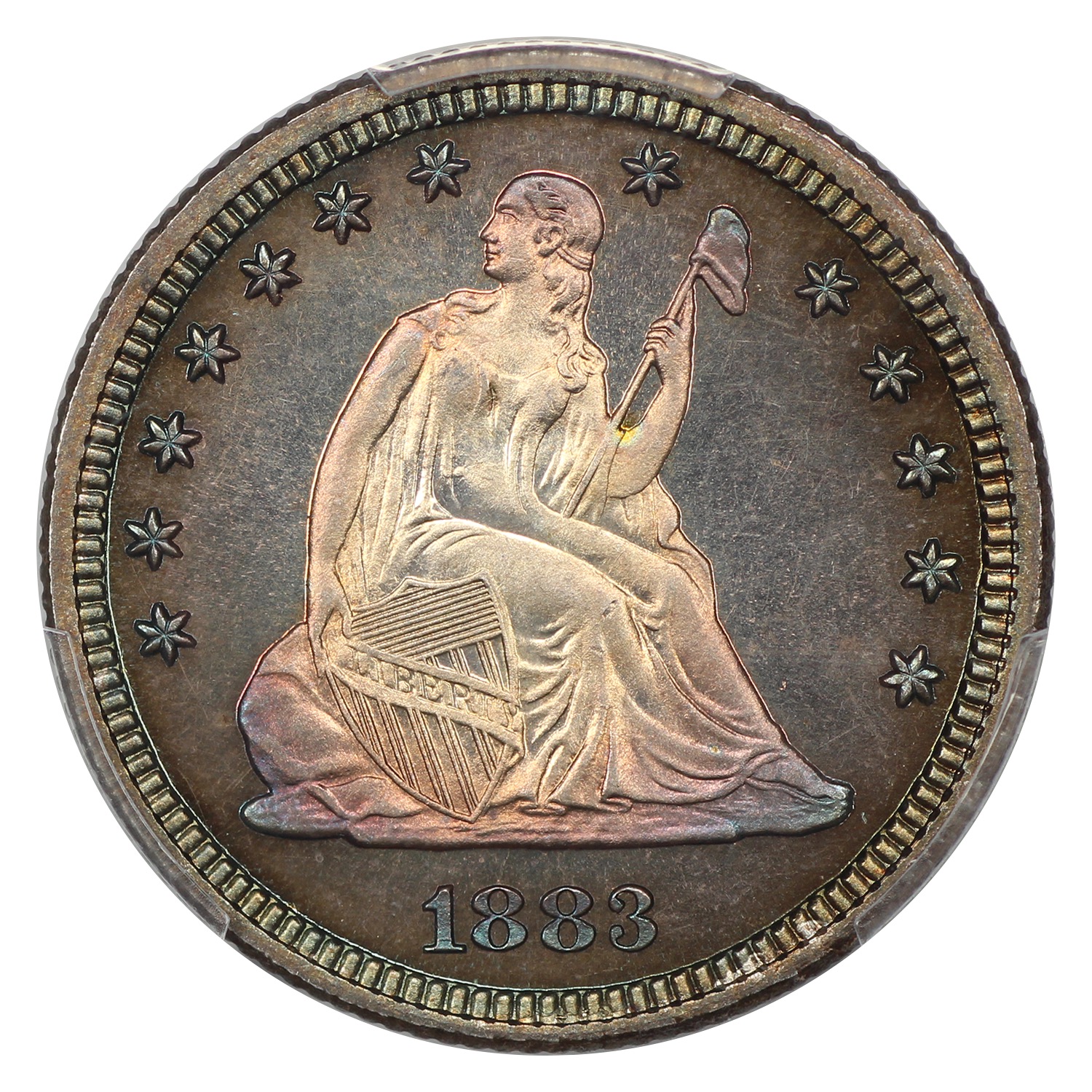 thumbnail for: 1883 25c PCGS PR68
